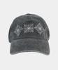 SLOWACID Washed Symbol Link Ball Cap [Charcoal]