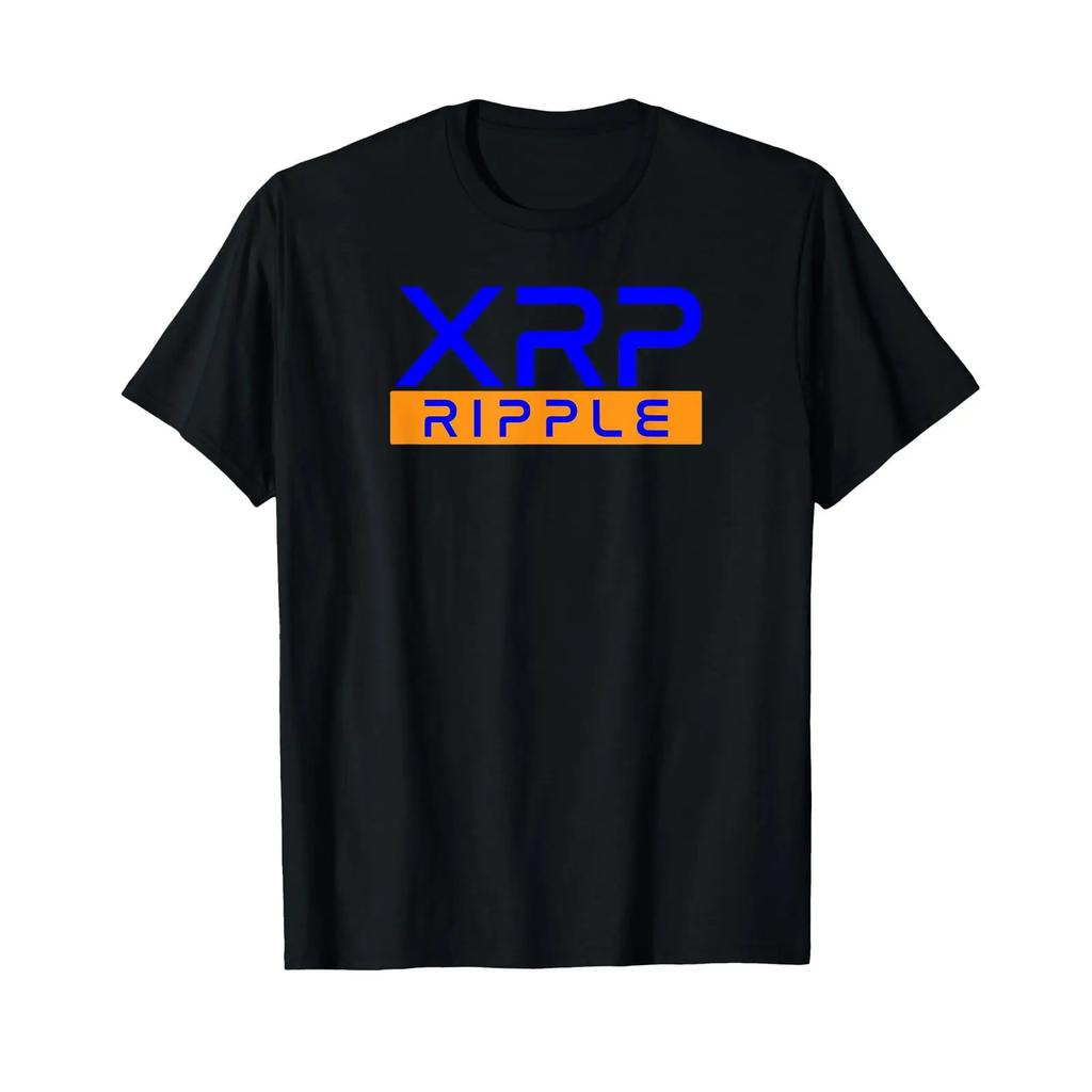 Xrp Ripple Cryptocurrency T Shirt Vintage Washed Stylish Versatile Top For Everyday Wear Designer Clothes Casual Fashion Unisex