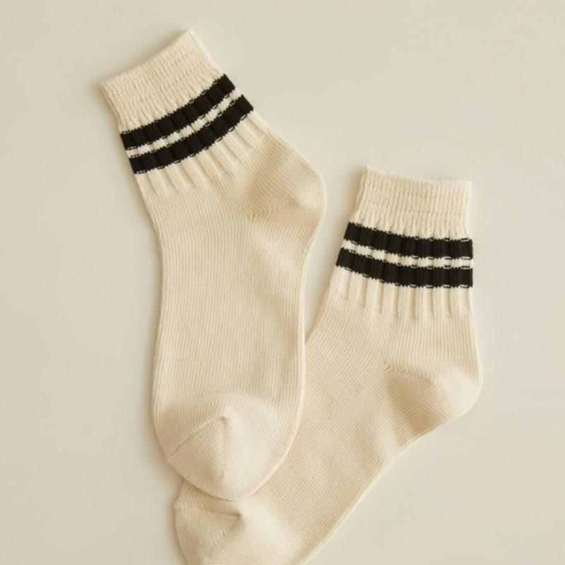 ENRICH Women's Heavyweight Quarter Socks - Low White (Black)