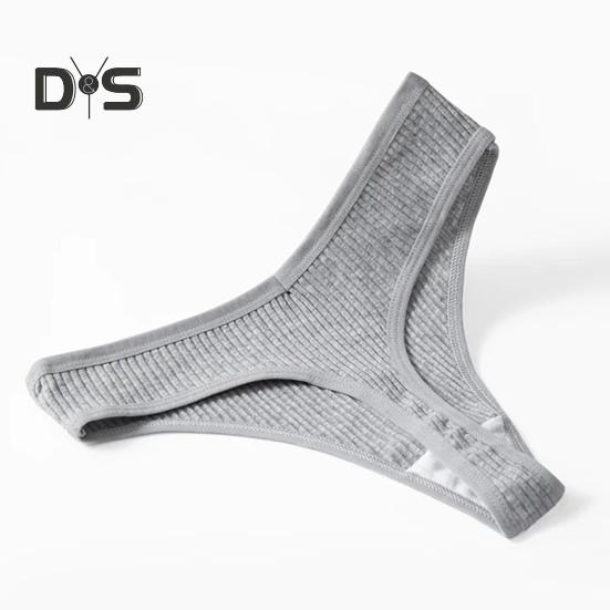 Women Thong Low-waist Seamless Solid Color Thread Good Breathability Elastic Quick-drying Sport Casual Briefs Panties Female Underpants