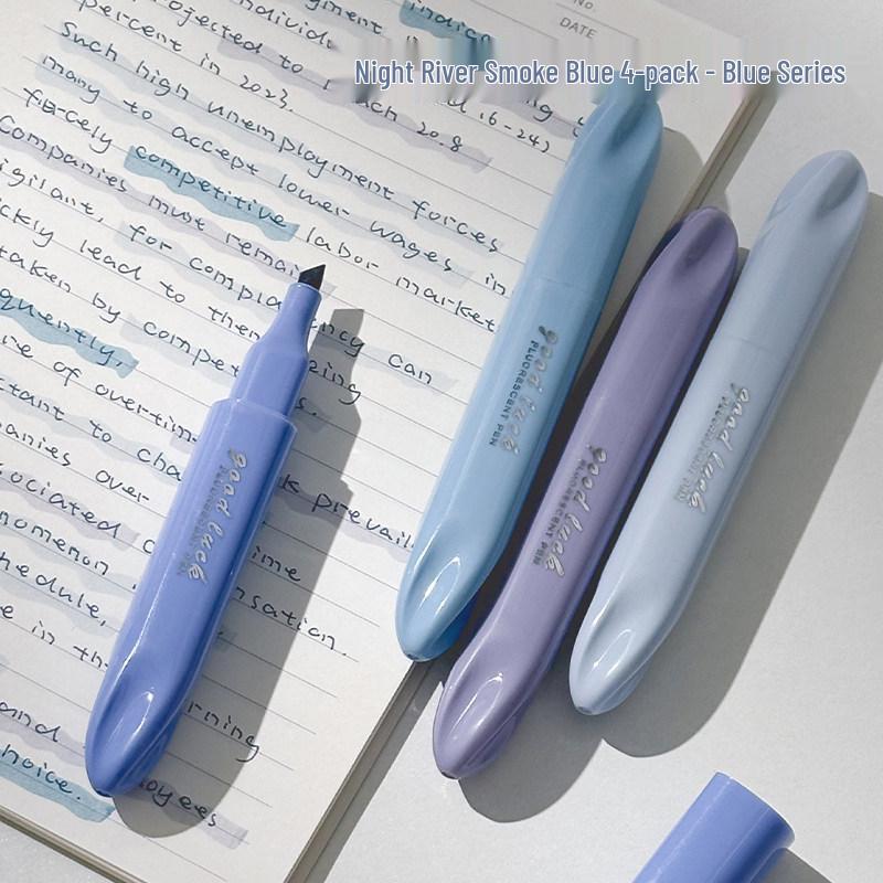 

Soft-Tip Fluorescent Markers for Students – Large Capacity, Aesthetic Colors