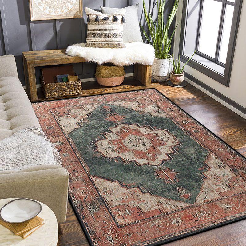 

Large Area Luxury Carpet for Living Room Ethnic Rug Home Decoration Bedroom Carpets American Hairless Coffee Table Mat 60*90cm