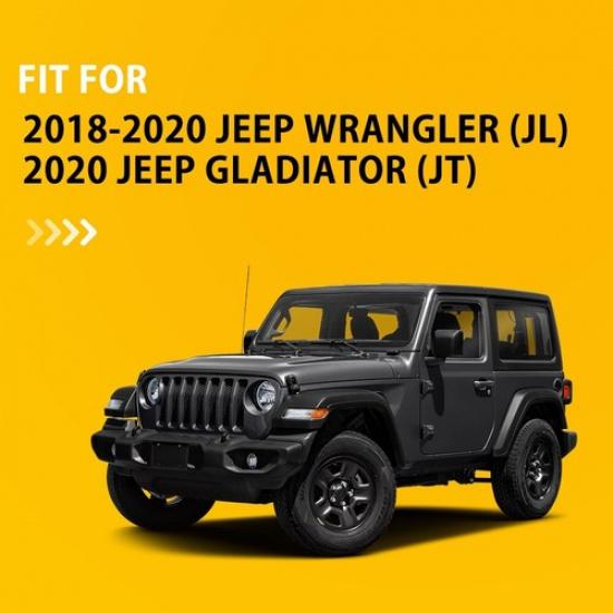 20pc Full Fender Flare Hardware Clip Mounting Kit For 2018-20 Jeep Wrangler JL A