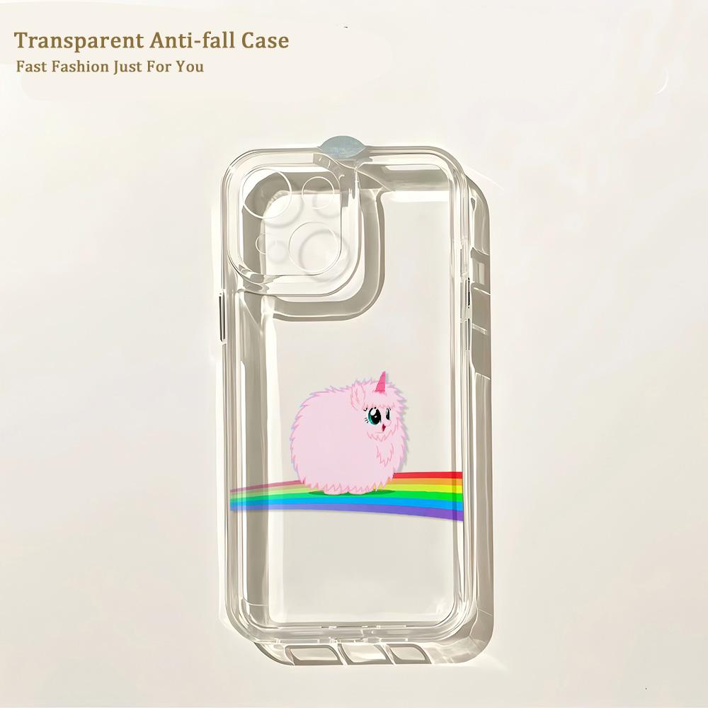 Cartoon Furbys New Phone Case for IPhone 17 16 16e 15 14 13 12 11 Mini Pro Max X XR XSMax 7 8 Air Plus Transparent Back Cover