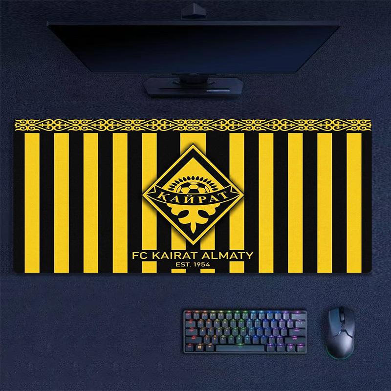 Kairat Almaty Color Mouse Pad Large Gaming Table Cushion Non-slip Laptop Tablet Big Mousepad XXL Mat Mini PC Playmat With Lock edge