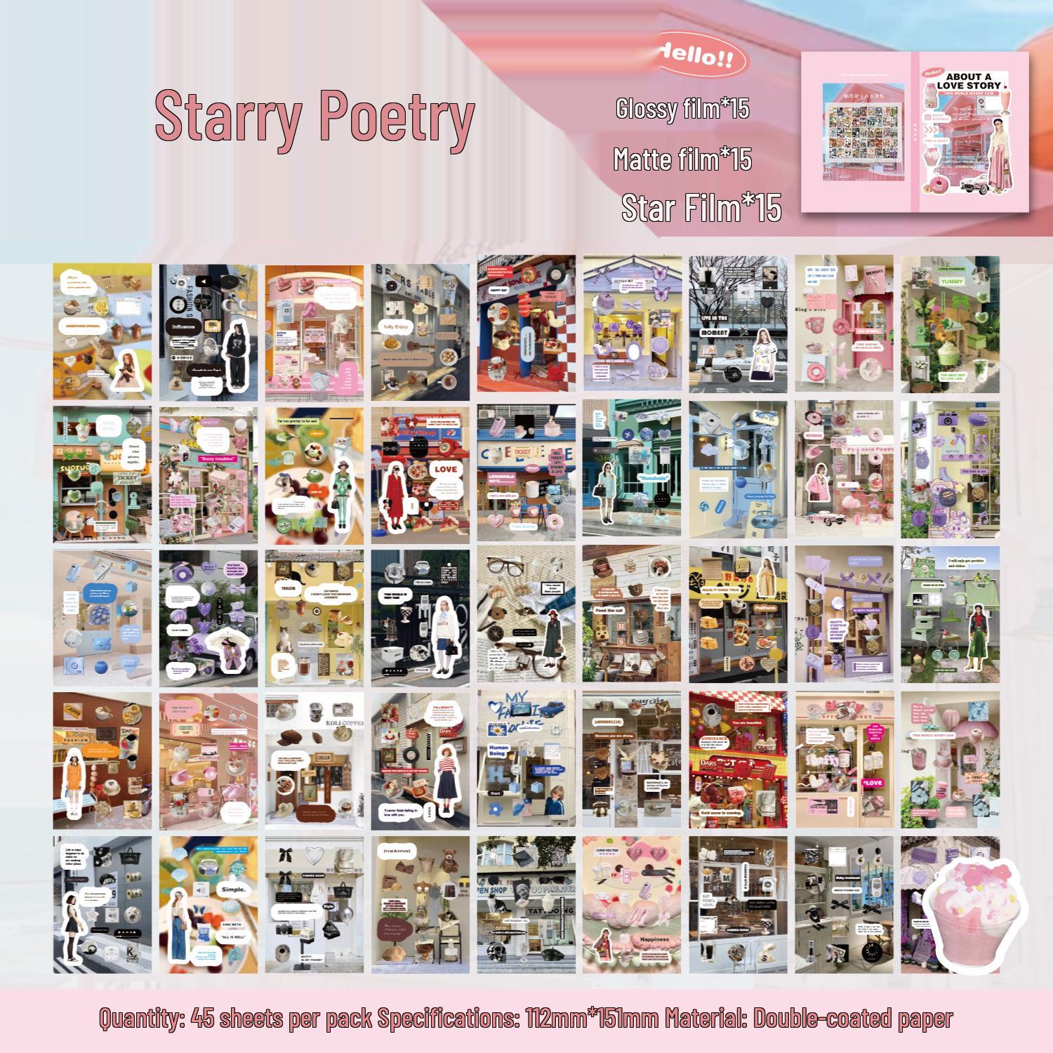 Zaomao Shadow of Floating Light Sticker Book: Versatile DIY Journal, Phone Decoration & Collage