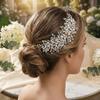 Zinc Zinc Alloy Base Bridal Headbands Sparkling Hair Accessories Vintage Wedding Tiaras  Bridesmaid Accessory