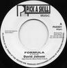 7inch Record DAVID JAHSON  Formula PASS01 Pick A Skill Mu UK Reggae Ska  Dub Used