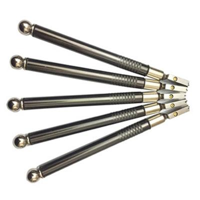 Professional Oil Feed Glass Cutter Diamond Antislip Metal Handle Cutting Tools