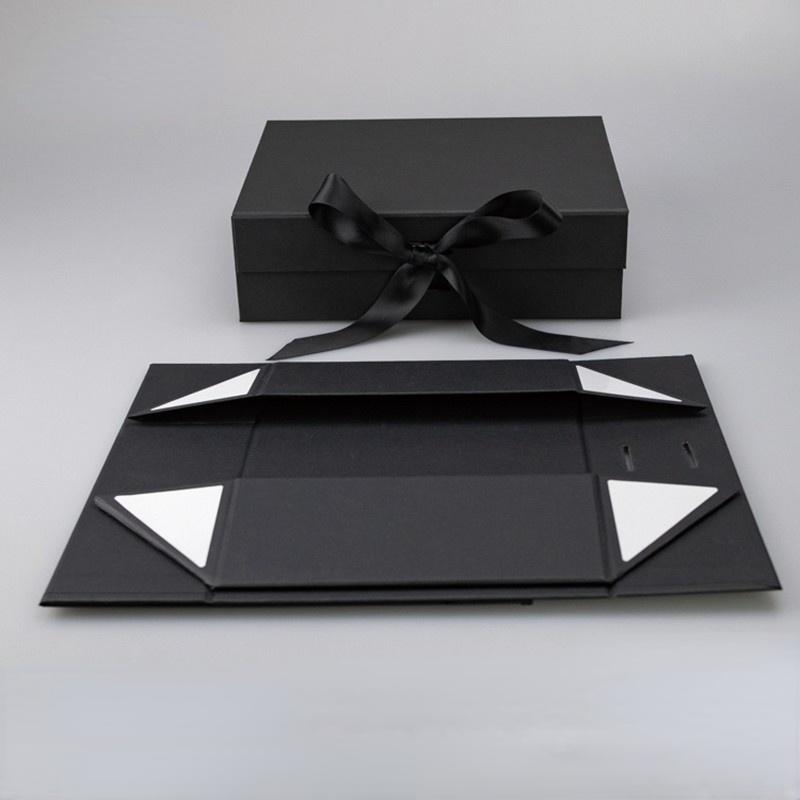 Magnet Clamshell Folding Box Exquisite Storage Box Birthday Gift Box Bow Gift Box Packaging Box Packaging Bags