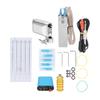 Tattoo Kit Liner Tattoo Motor Gun Kits Tattoo Machine Accessories for Beginners 90‑265V SilverEU