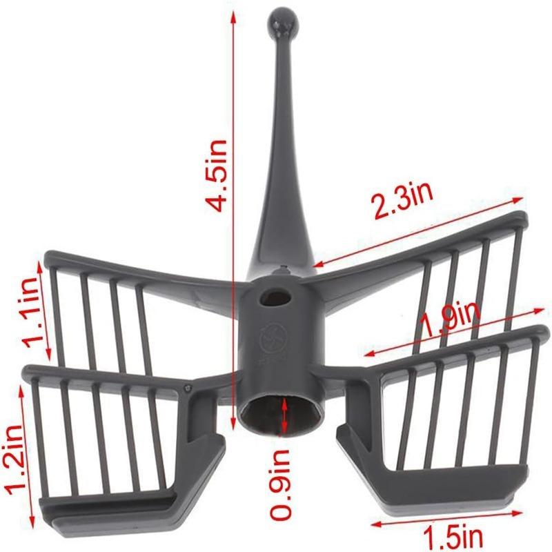 

{MX} Cooking Machine Blender Bar For TM31 TM5 TM6 Butterfly Stirring Stick Juicer Spatula Whisk Rod Kitchen Accessory темно-серого