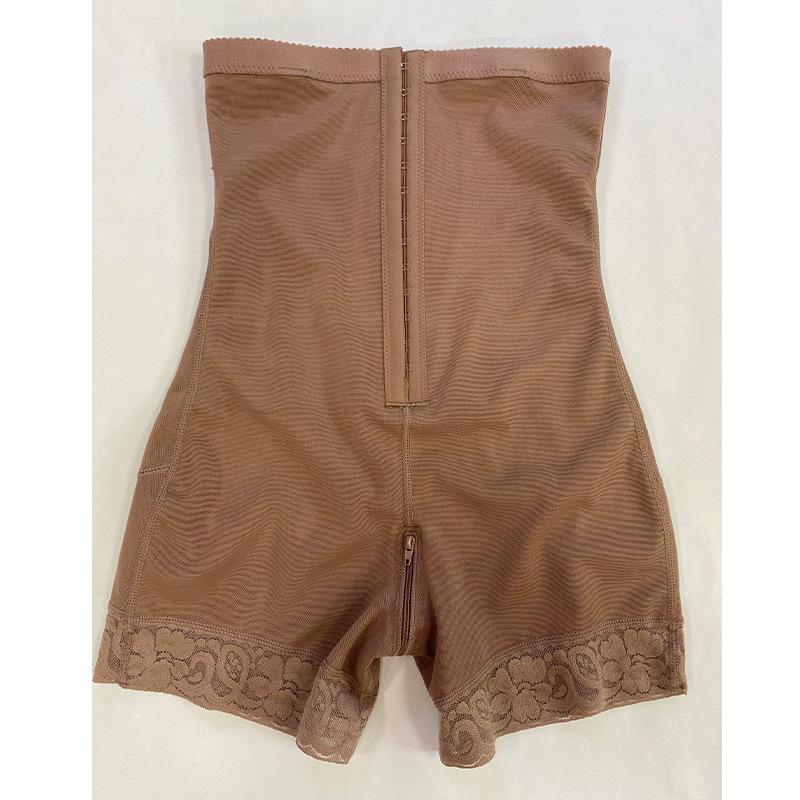 Women's Cross-Border Body Shaping Slimming Pants with Zipper - Butt Lifter and Abdomen Control.