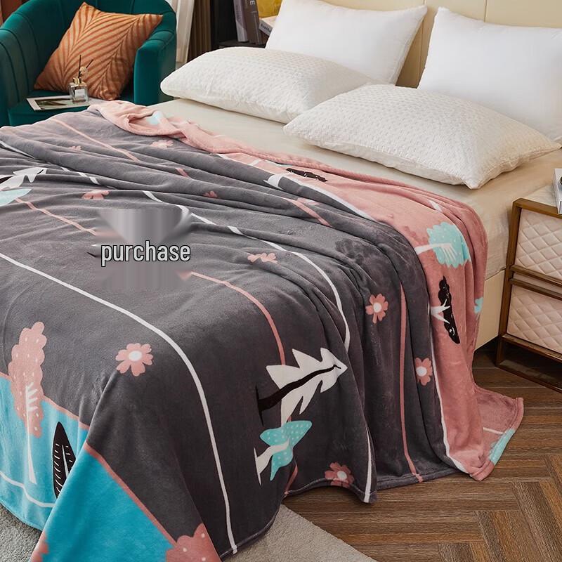 Bigaoman Fashion Flannel Multi-functional Blanket