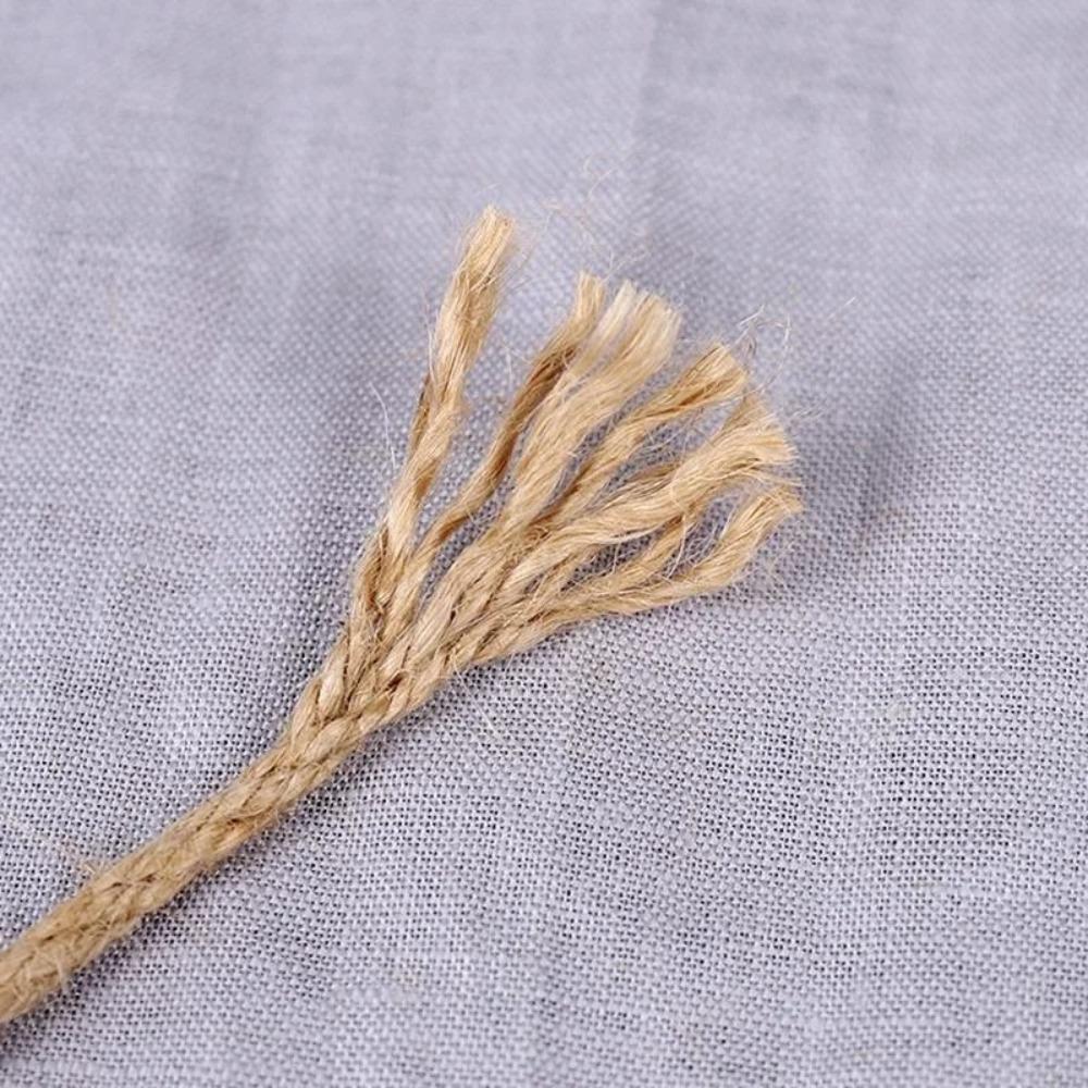 DIY Craft Twine Rope 4mm-12mm Twisted Cord New Natural Jute Rope  Pet Scratching