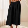 Women Casual Skirt Lightweight Elegant A-Line High Waist Summer Beach Vacation Skirts
