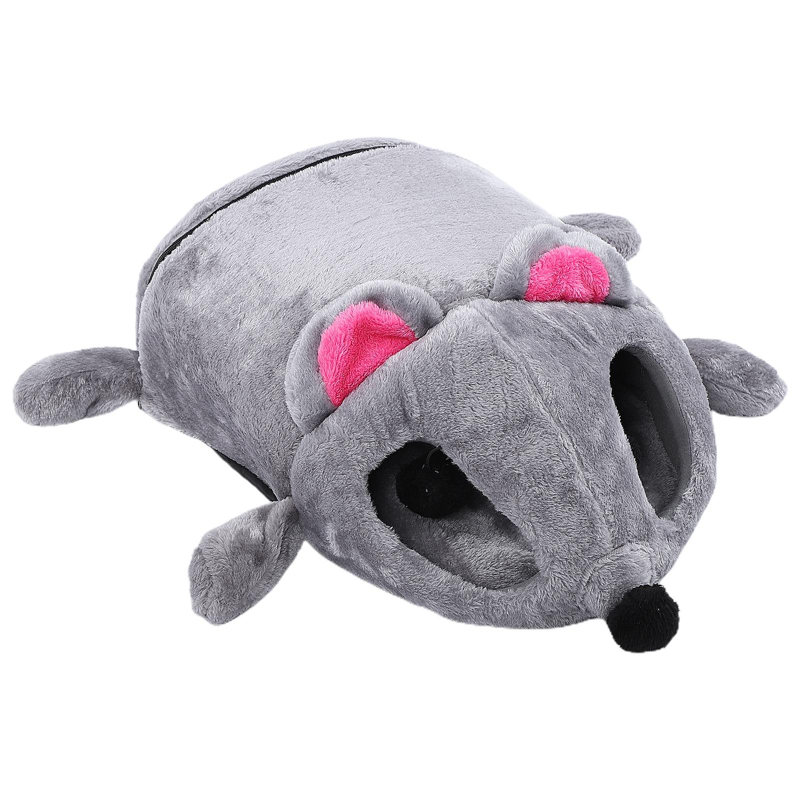 

Pet Sleeping Bed Mouse Shape Cave Keep Warm Soft Comfortable House for Cats
