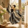 Acrylic Window Pendant Home Decor Hanging Suncatcher Vintage Wind Spinner  Garden