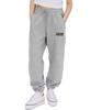 BONIEE [Fleece Lined] Minimal Typo Flower Jogger Elastic Pants Gray