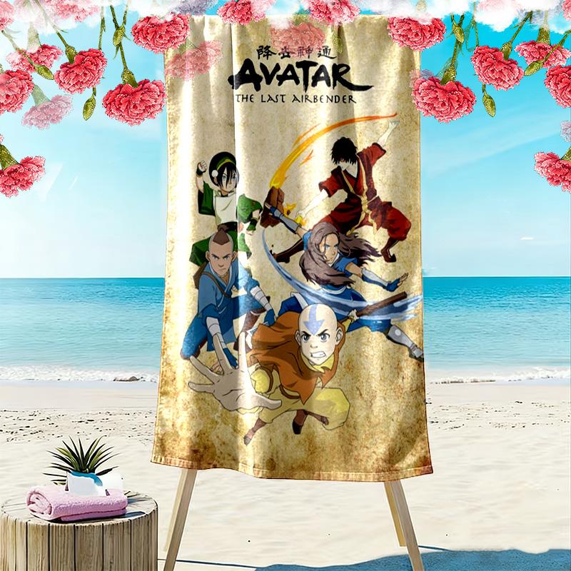 Avatar 2D Flat Print Beach Towel, Large Soft Quick Dry Towel for Beach Camping SwimmingDSTJ0925031