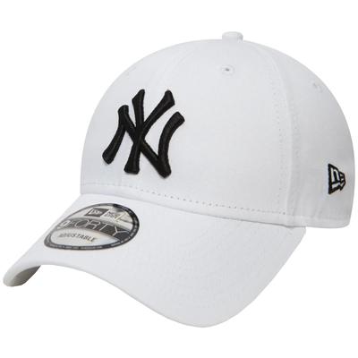 9FORTY New York Yankees MLB League Basic Cap, Mens White Cap