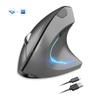 Ergonomic Wireless Vertical Mouse 2.4 G+BT5.1 Two mode Connection 2400DPI Silent Design