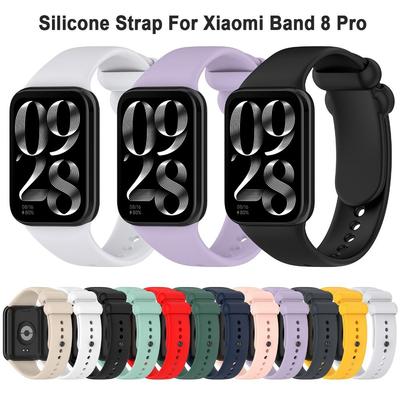 Zapasowy pasek silikonowy Inteligentna bransoletka Miękka opaska na nadgarstek do inteligentnego zegarka Xiaomi Band 8 Pro