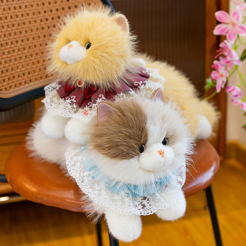 Plush Cat Toy With Sound For Kids And Adults Cute Cartoon Animal Gift