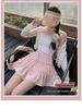 Sweet Summer Puff Pleated High-Waist Skirt: Petite & Anti-Exposure