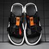 Fashion Men's Sandals Anti slip Versatile Beach Shoes New Summer Slippers Anti odor Dual purpose Men's Fashion Waterproof Cool Slippers