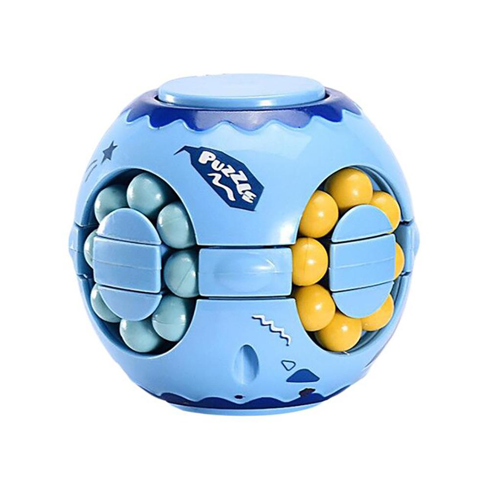 3D Cylinder Magic Bean Puzzle Cube Rotate Slide Gyro Fidget Toy Spinner Ball Anti Stress Fingertips Iq Games For Kid Adult