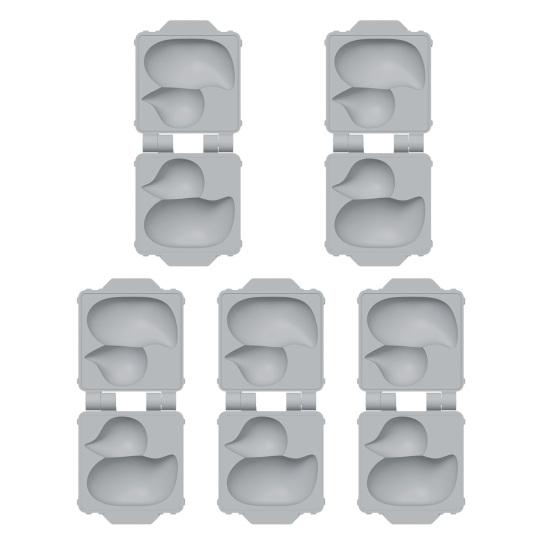 1/2/5Pcs Snow Duck Mold Snowball Maker Portable One-Hand Press Fast Snow Ball Making Tool Outdoor Winter Snow Fights Game Snow Ball Clip