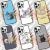 Cute Cartoon Chinchilla Phone Case Cover For iPhone 17 Air 16 15 14 Plus For Apple 16 11 12 13 Pro Max Coque