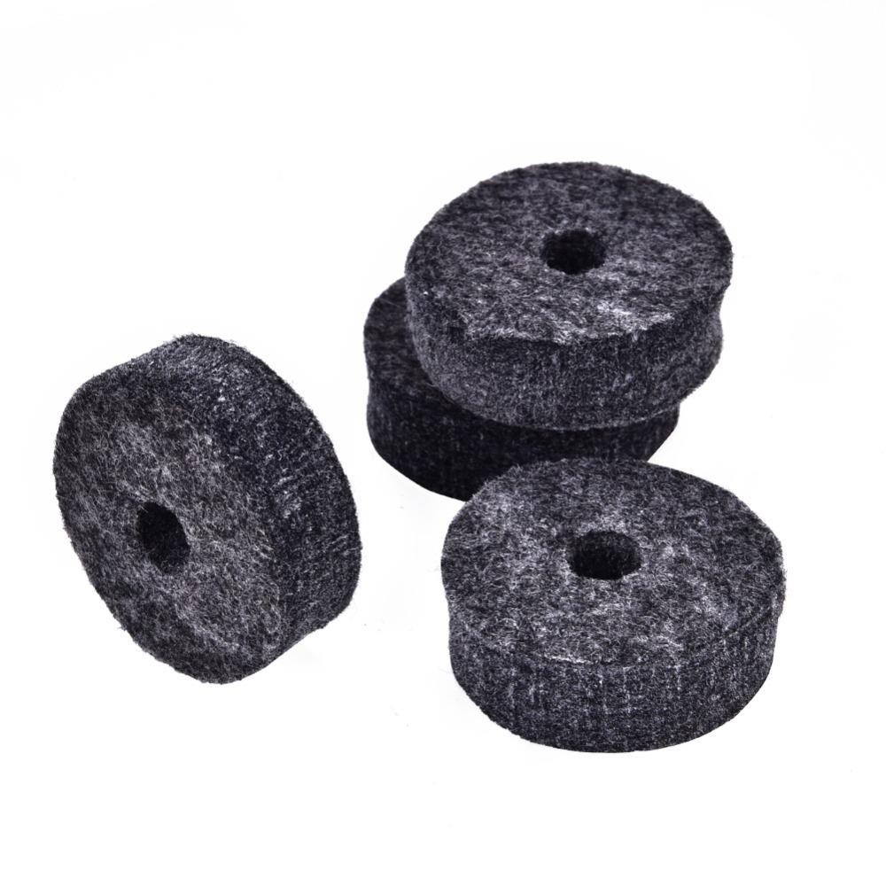 Black + Silver+Grey Cymbal Replacement Parts Felt + Plastic+Metal Hi-Hat Clutch Felt For Drum Set