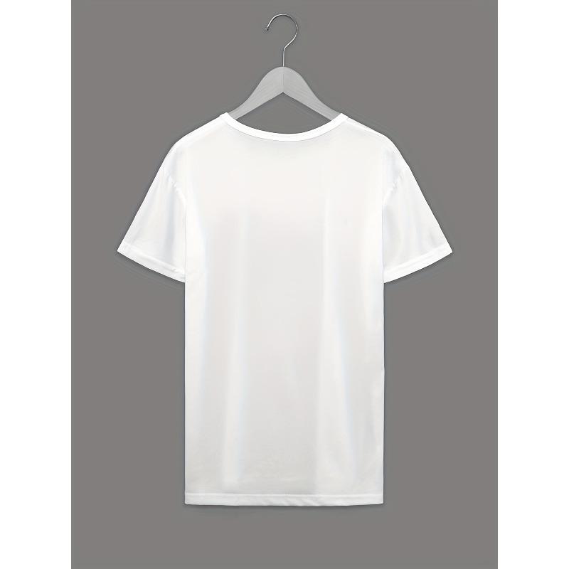 Europäische Größe Shut Up Print T-Shirt, Kurzarm Rundhals Lässiges Oberteil für Sommer & Frühling, Damenbekleidung