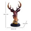 Modern Deer Statue Minimalist Animal Sculpture Art Craft Deer Ornament  Tea Table