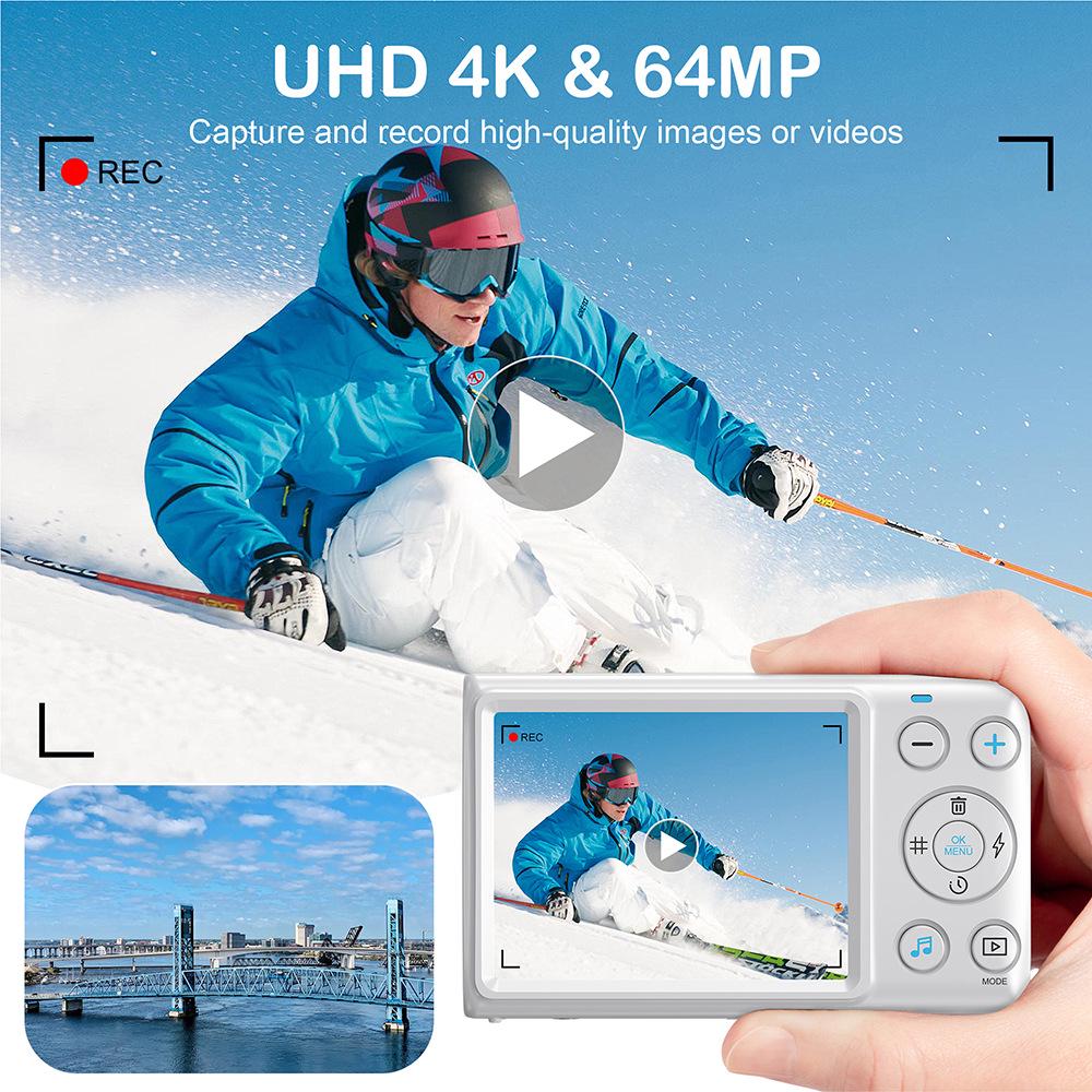 Retro Selfie Travel Camera: Entry-Level Mirrorless for Students