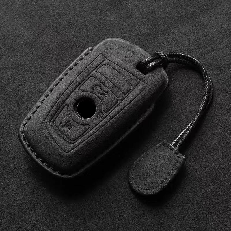 Car Key Case Leather Cover For BMW X1 X3 X4 X5 F15 X6 F16 G30 7 Series G11 F48 F39 520 525 F30 118i 218i 320i Car Accessories