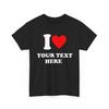 Camiseta Personalizada I Love, Camiseta Personalizada I Heart, Camiseta Personalizada I Love, Camiseta Personalizada I Heart, I Love T, Camiseta I Heart, Camiseta Personalizada de Regalo de Navidad