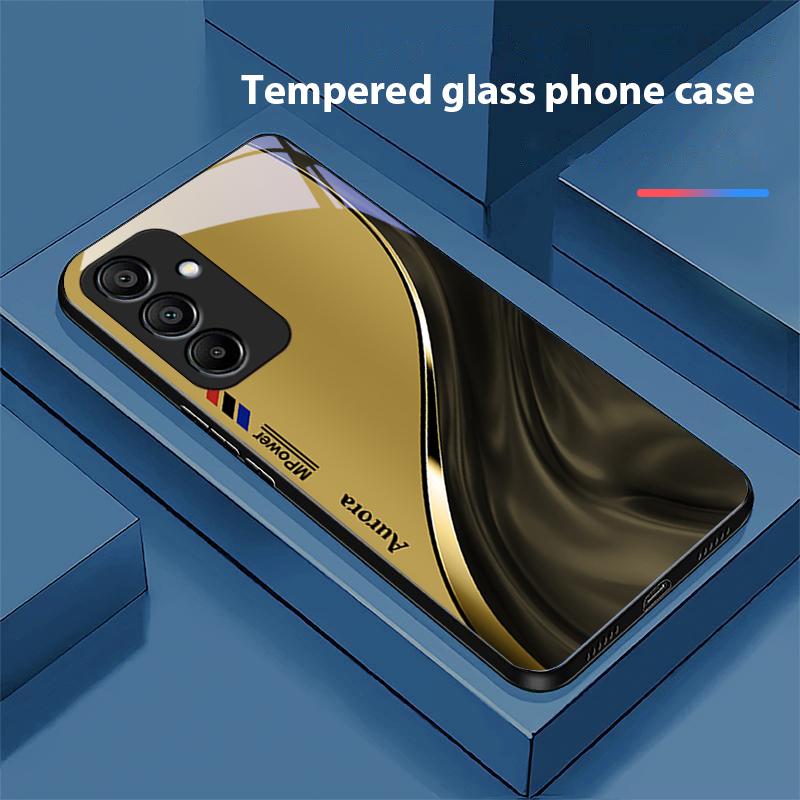 Wzór przepływu wody do Samsung Galaxy A15 5G 54 4G 51 50 24 35 90 71 12 51 53 52S 80 22 34 Czarne Szkło Hartowane Etui na Telefon