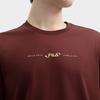 FILA T Shirt Men's Terracotta Red Brown F11M439101FBN