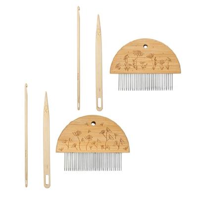Hair Braiding Tool Hand Looms Stick Weaving Comb Tool Tapestry Weaving Accessory