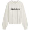 Calvin Klein Women's Cotton Logo Crewneck Knit Top