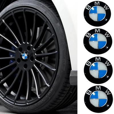 63mm 1pc Car Wheel Hub Caps Center Cover Emblem Sticker All Models Steering Wheel Hubcap Auto Parts Accessories for Bmw