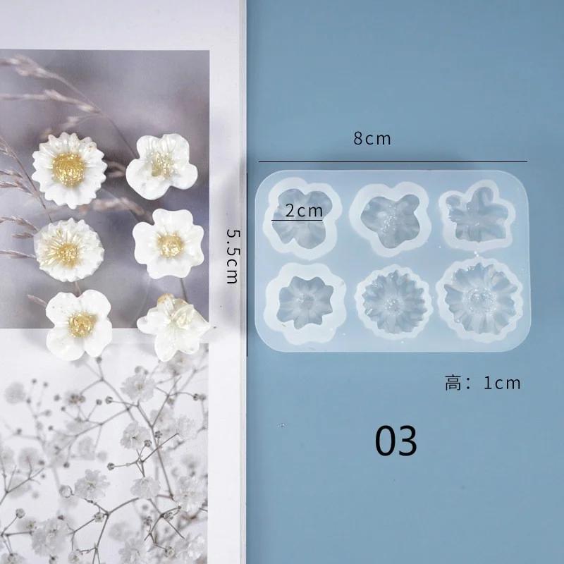 3D Flower Silicone Molds Fondant Craft Cake Candy Chocolate Sugarcraft Ice Pastry Baking Tool Mould Soap Mold Cake Decorator