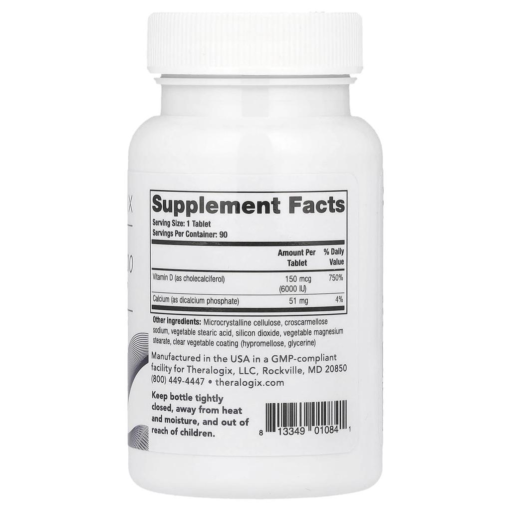 Thera-D 6000, 90 tablets