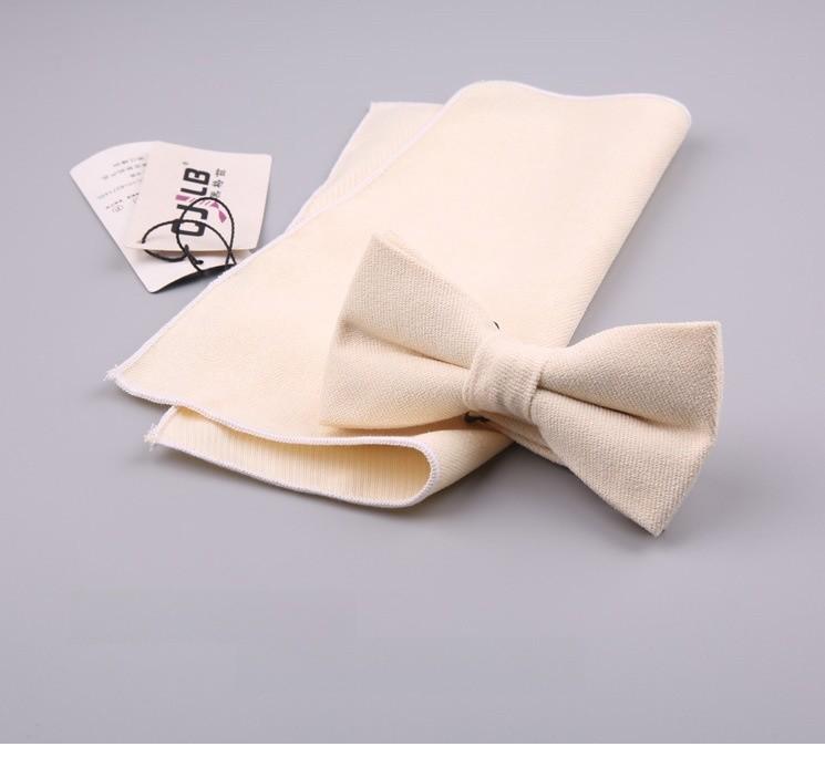 Cotton Bow Tie Set For Men Women Elegant Formal Accessories Gift For Adults