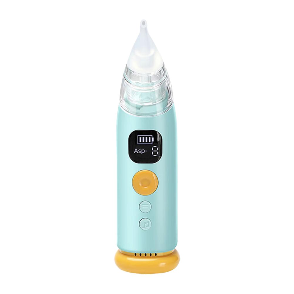 

Electric Children Kids Nasal Aspirator for Baby Suction Nose Cleaner Soothing Nose Cleaning Device Nasal Cleaning Tools синій