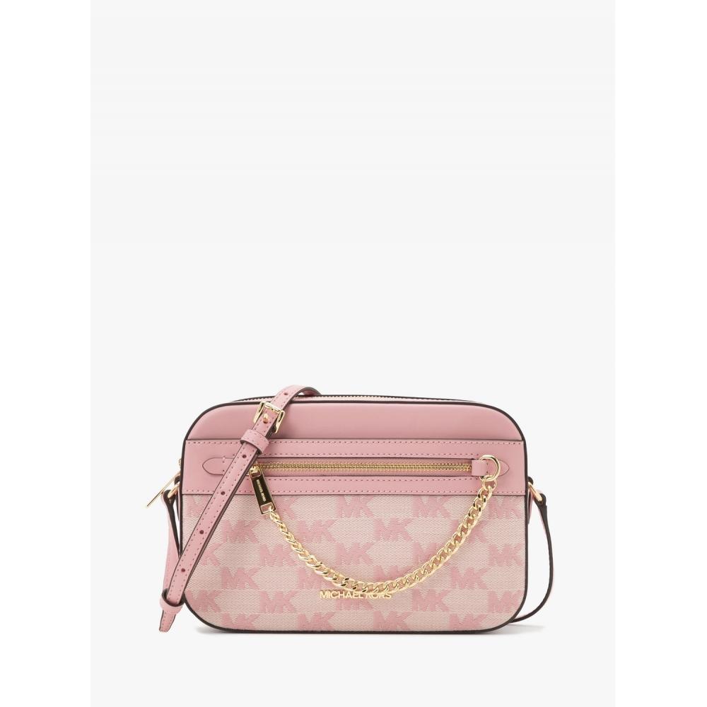 

MICHAEL KORS JET SET ПУНКТ EW ЦЕПЬ НА МОЛНИИ КРЕСТОВАЯ БОЛЬШАЯ 35S4GTTC9J1203 ГВОЗДИКА