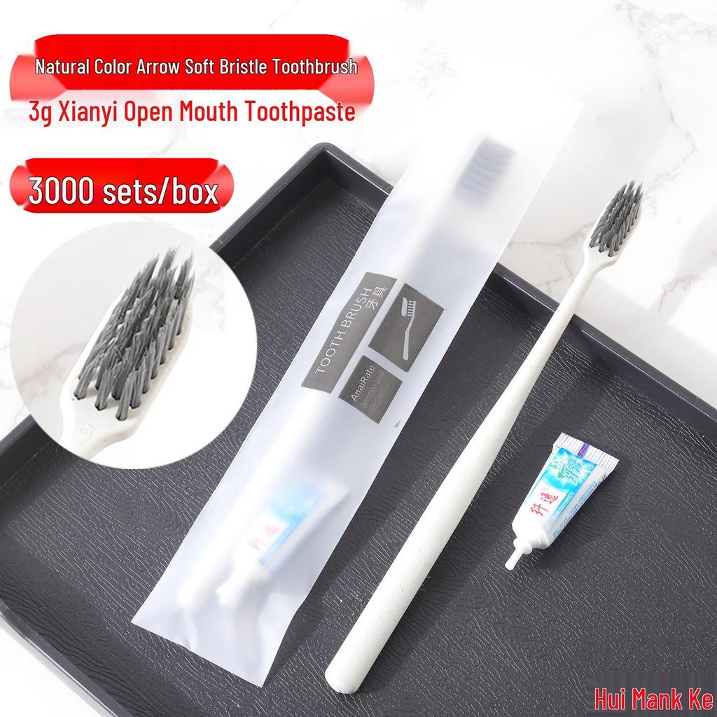 Deluxe Disposable Toiletry Set: Includes Toothbrush, Toothpaste, and Comb for Hotel, B&B, or Guest Use